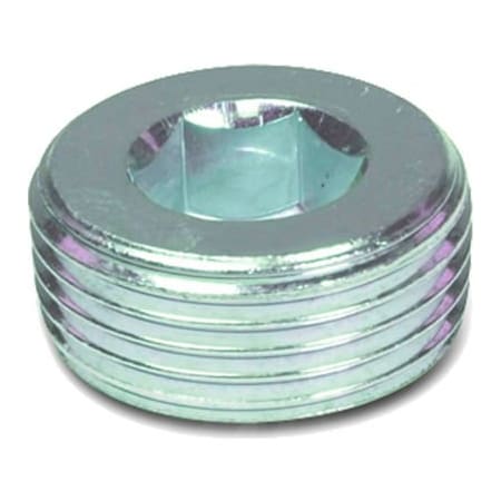 J.W. Winco J.W. Winco Steel Threaded Plug with R 1/4" Tapered Thread 906-ST-R1/4-A